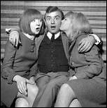 Three Merseysiders: Cilla Black, Gerry Marsden and Julie Samuel.